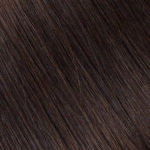 BELLAMI Professional Hand-Tied Weft 24" 88g Dark Brown #2 Natural Hair Extension